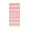 VidaXL Jaluzea plisată roz 60x150 cm Lățime țesătură 59,4cm poliester