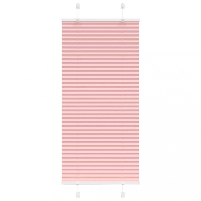 Jaluzea plisată roz 65x100 cm Lățime țesătură 64,4cm poliester