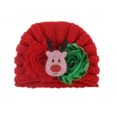 Caciulita crosetata tip turban - Renul (Marime Disponibila: 6-9 luni (Marimea