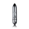 Vibrator Mini Rocks-Off RO 8cm, ABS Cromat, 1 Functie, Rezistent Apa, Baterii AAA
