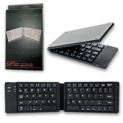 Tastatura Pliabila Slim SpectrumPoint&amp;reg;, conectare Bluetooth, fara fir, universala, compatibila Windows, Android, IOS, pentru Sisteme PC, Laptop, Table foto