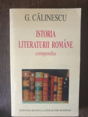 G. Calinescu - Istoria Literaturii Romane Compendiu foto