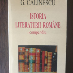 G. Calinescu - Istoria Literaturii Romane Compendiu
