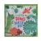 Set 20 de servetele de masa happy birthday, flippy, model dinozauri, tematica aniversare, 33x33 cm, verde