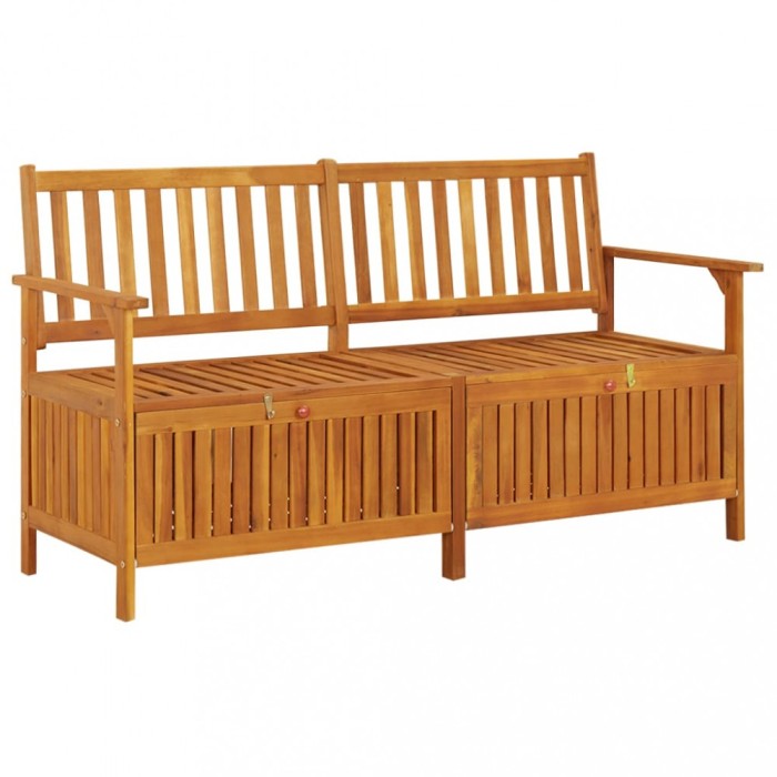Gossi banca de depozitare, 148 cm, lemn masiv de acacia