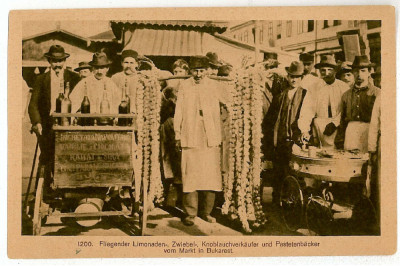 2200 - BUCURESTI, Market, sellers, Romania - old postcard - unused foto