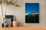 Tablou Canvas Peisaj Munți Natură Cer Albastru Lumină Umbre, 26 x 39 cm, CMCLASS