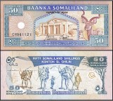 SOMALILAND █ bancnota █ 50 Shillings █ 2002 █ P-7d █ UNC █ necirculata