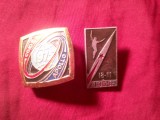 2 Insigne URSS - Cosmos ,1965 si 1975 metal si email