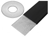 Cablu bandă litat cu PVC negru