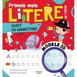 Primele mele litere de tipar. Caiet cu adancituri