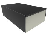 Carcasă universală oţel neagră 152x254x76mm