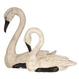 Cumpara ieftin Set 2 figurine Lebede lemn 21x10x18 / 26x11x29 cm