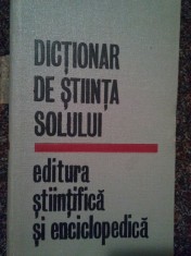 Ana Conea - Dictionar de stiinta solului (Editia: 1977) foto
