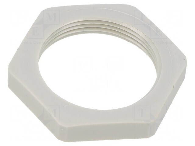 Piuliță Filet Metric Poliamidă Gri 41mm PMAFIX MN -40&divide;105&deg;C