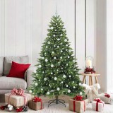 vidaXL Brad de Crăciun artificial cu 300 LED Verde 180 cm PE și PVC 3397552