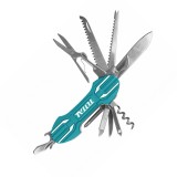 Cutit multifunctional cu 15 functii, 9.5cm, aluminiu, ATT-T0156, Oem