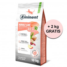 Eminent Cat Adult Salmon High Premium 10 kg + 2 kg GRATUIT