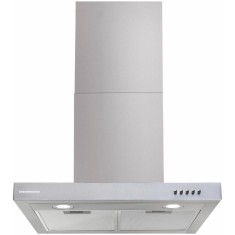 Hota incorporabila decorativa Heinner HDCH-360TSS, 1 Motor, Putere de absorbtie 308.1 m3/H, Lumina LED, 3 trepte de viteza, 60 cm, Inox