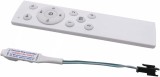 Controller pentru Banda LED WS2811 unicolor, telecomanda RF, 5V-24V DC, banda adresabila