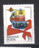UNGARIA 1978, Locomotiva, serie neuzata, MNH, Transporturi, Nestampilat