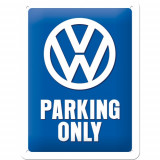 Placa metalica - VW - Parking Only XM - 15x20 cm, ART