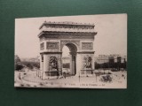 Carte postala Arcul de Triumf - Franta , necirculata, Printata