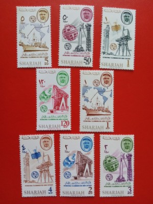SHARJAH, SPACE - SERIE COMPLETĂ MNH foto