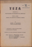 HST C66 Teza doctorat chimie 1933 Cernauti Leon Sauciuc