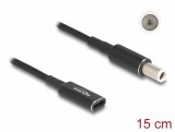 Adaptor de incarcare laptop USB type C la Dell 7.4 x 5.0 mm M-T 0.15m, Delock 60037