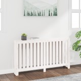 VidaXL Mască pentru calorifer, alb, 153x19x84 cm, lemn masiv de pin 822577