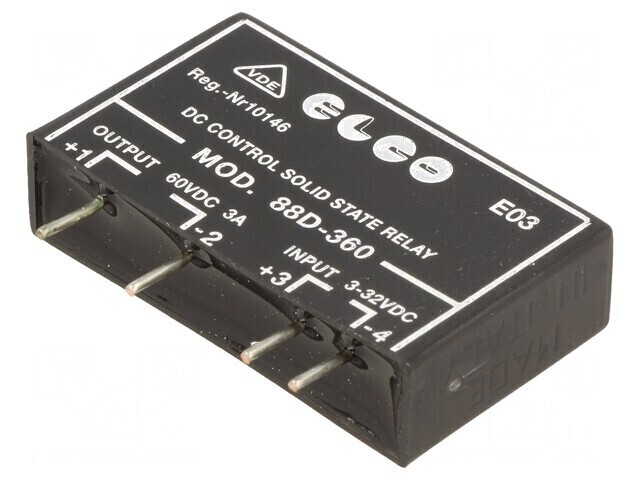 Releu Semiconductor SPST-NO 3-32VDC 3A 60VDC SSR88D-360