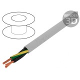Cablu Electric JZ-500 3G1mm2 Neecranat Gri 300V/500V