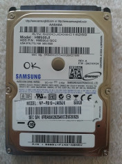 Hard disk laptop 500GB, HDD SATA 2.5 Samsung MH500JI, 5400 rpm TESTAT OK foto