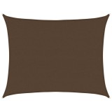 Cumpara ieftin Panza parasolar, maro, 6x7m, HDPE, 160 g/m&sup2;