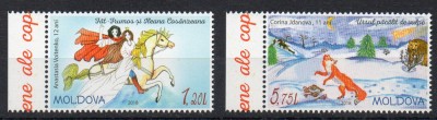 MOLDOVA 2018, Basme, Desene, Fauna, serie neuzata, MNH foto