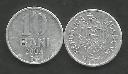 MOLDOVA 10 BANI 2003 [01]