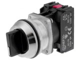 Comutator Rotativ Negru 30mm IP56