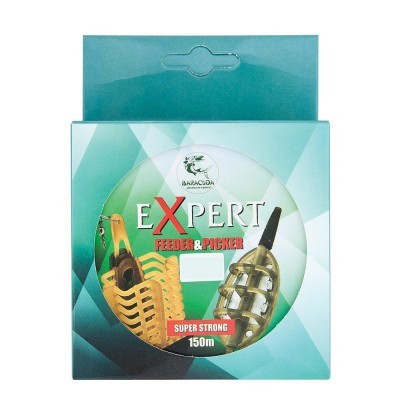 Nylon/fir monofilament Baracuda Expert Feeder &amp;amp; Picker 150 m, invizibil in apa 0.14 mm foto
