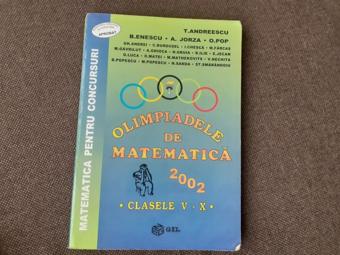 TITU ANDREESCU OLIMPIADELE DE MATEMATICA 2002 CLASELE V-X 4/3