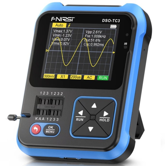 Osciloscop portabil cu tester LCR DSO-TC3