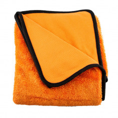 Prosop Microfibre Uscare Auto speckLESS Twist Bros, Orange, 90x70cm foto