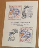 CEHOSLOVACIA 1976 &ndash; CONFERINTA EUROPEANA HELSINKI, KLEINBOGEN MNH, DB9, Nestampilat