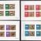 DB1 Ungaria Expo Filatelica Budapesta 1961 4 x MS MNH fond auriu NEDANTELATE