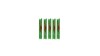 Set 5 Linii Pluta Echilibrata 2g cu 2 Carlige,7 metri