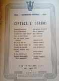 Culegere de Cantece si Coruri -Ed. 1954 -Partituri
