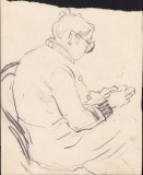 A1625 Schiță de Dimitrie &bdquo;Puiu&rdquo; Eitel, nesemnată