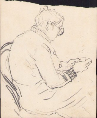 A1625 Schiță de Dimitrie &amp;bdquo;Puiu&amp;rdquo; Eitel, nesemnată foto