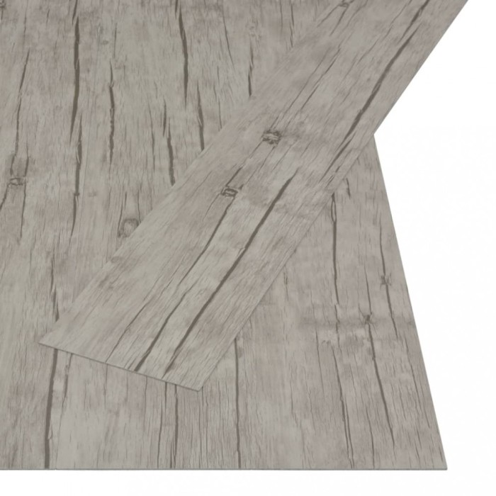 Placi autoadezive pardoseala stejar decolorat PVC 4,46 m&sup2; 3 mm