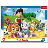 Puzzle Trefl Paw Patrol pe urma cu rama 25 piese